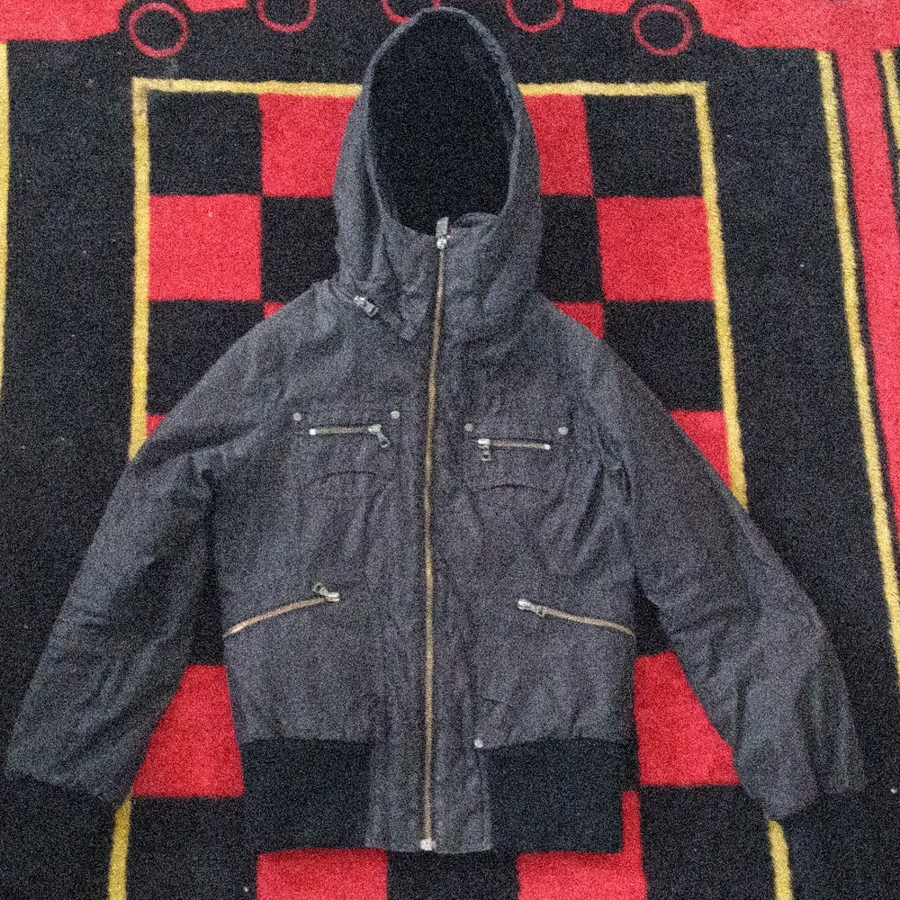 TNA Black Hooded Jacket